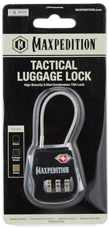 Maxpedition Tactical Luggage Lock Black