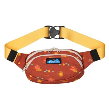 KAVU Canvas Spectator Belt Bag Hip Fanny Pack Mirage Glow