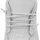NDTEZUGT 110 25mm Elastic Thin Shoe Laces Silicone Head Stretchy Round Bungee Shoelaces Replacement Speed Laces for On Cloud Sneakers Stretch Shoe Strings Tieless White 02 1845cm