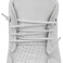 NDTEZUGT 110 25mm Elastic Thin Shoe Laces Silicone Head Stretchy Round Bungee Shoelaces Replacement Speed Laces for On Cloud Sneakers Stretch Shoe Strings Tieless White 02 1845cm