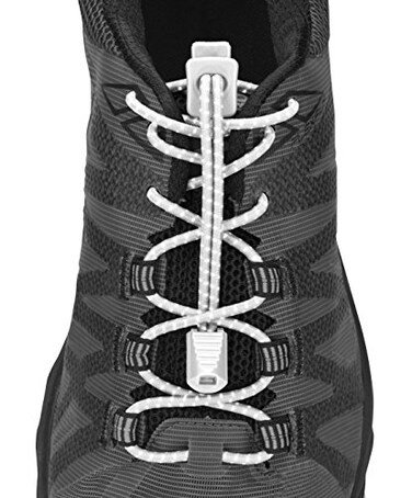 Nathan NS1171 Run Laces Reflective White One Size
