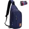 Peicees Small Sling Backpack Waterproof Unisex Shoulder Bag Chest Crossbody Daypack