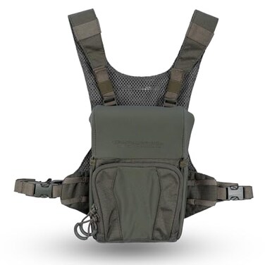 Eberlestock Recon Modular Bino Pack Advanced Binocular Harness System with Customizable Attachments Military Green Large