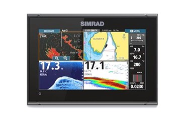 Simrad GO9 XSE 9inch Chartplotter with Active Imaging 3in1 Transducer CMAP Discover Chart Card