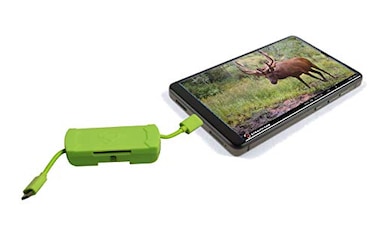 HME Compact Portable SD Card Reader for Android Devices with On The Go Technology OTG One USB 20 Hub