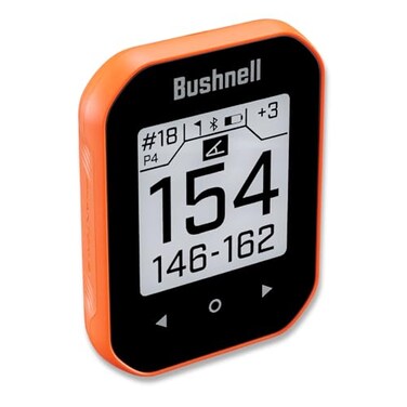 Bushnell Golf Phantom 3 Slope GPS Handheld Touchscreen SlopeAdjusted Distances 38000 Courses Magnetic Cart Mount Orange