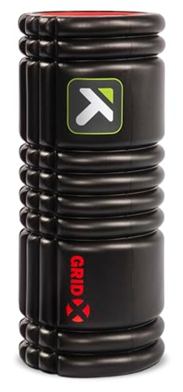 TRIGGERPOINT Trigger Point Performance TriggerPoint GRID X Foam Roller with Free Online Instructional Videos Extra Firm 13Inch
