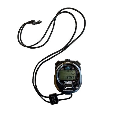 FINIS Waterproof Stopwatch for Swim Training 300 Split Memory Stroke Rate Mode EasyRead Display Black