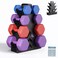 Lovind Dumbbell Rack Stand Only No Install Needed Small Weight Rack with Dumbbell Protector EdgeSuitable for RubberCoated Dumbbells
