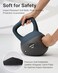 YOTTOY Soft Kettlebells 15 lb kettlebell with AntiSlip Base ImpactResistant Design Perfect for Strength Training Kettlebells Weightlifting Personal Training