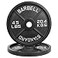 BalanceFrom Rubber Coated Cast Cast Iron Plate Weight Plate for Strength Training and Weightlifting Olympic 10Pound Single