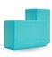 Everyday Yoga Foam Block and Yoga Strap Set Soft NonSlip Surface for Stability Aqua 3 Thick No Strap