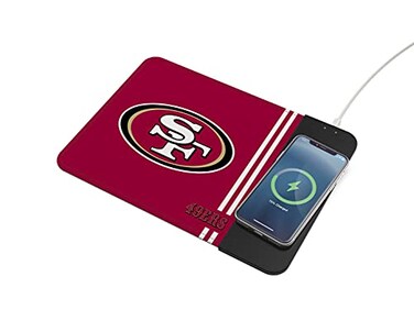 SOAR NFL Wireless Charging Mouse Pad San Francisco 49ers