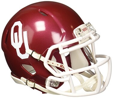 Riddell NCAA Oklahoma Sooners Speed Mini Helmet 75 x 65