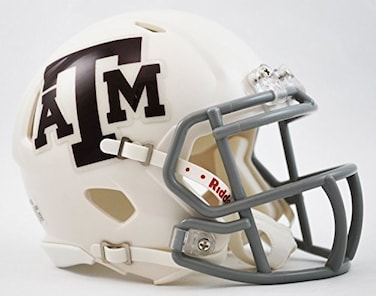Riddell NCAA Texas AM Aggies White Revolution Speed Helmet