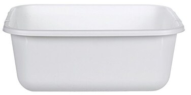 Rubbermaid Rectangle Dishpan Finish White