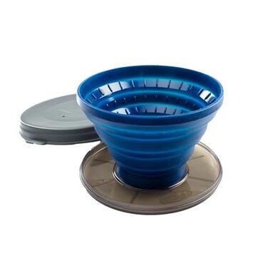 GSI Outdoors PourOver Java Drip I Travel Drip Coffee Maker Collapsible Cone Fits All Coffee Cups Mugs for Caravan RV Camping Backpacking