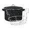 Granite Ware Enamel on Steel 12Quart Water Bath Canner with Lid Black