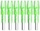 XHYCKJ 6PCS GT Led Lighted Nocks for Arrows with 246 Inside DiameterScrewdriver Included