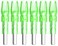XHYCKJ 6PCS GT Led Lighted Nocks for Arrows with 246 Inside DiameterScrewdriver Included
