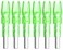 XHYCKJ 6PCS GT Led Lighted Nocks for Arrows with 246 Inside DiameterScrewdriver Included