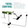 NIRVANA ON THE FLY Nirvana V2 Rotary Fly Tying Vise with Travel Base Olive