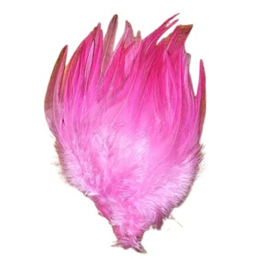Creative Angler Saddle Hackle for Fly TyingTying Flies Hot Pink