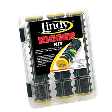Lindy Rigger for Walleye Fishing Keeps Snells and Rigs Organized and TangleFree Lindy Rigger 3Pack Kit