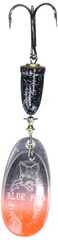 Blue Fox Classic Vibrax Spinner 716Ounce Red TippedSilver Flake