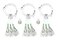 End Game Tackle Company Tilefish Rig 3 Pack with 2 LED Deep Drop Lights