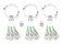 End Game Tackle Company Tilefish Rig 3 Pack with 2 LED Deep Drop Lights