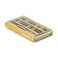 Plano EDGE 3500 Premium Tackle Storage with Rustrictor RustResistant Technology Gray and Yellow Waterproof Terminal Tackle Box Organization Small