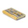 Plano EDGE 3500 Premium Tackle Storage with Rustrictor RustResistant Technology Gray and Yellow Waterproof Terminal Tackle Box Organization Small