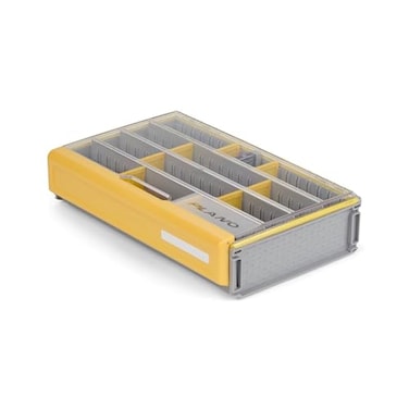 Plano EDGE 3700 Premium Deep Tackle Utility Box Clear and Yellow Waterproof and RustResistant Bait and Terminal Tackle Storage Organization Box
