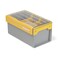 Plano EDGE Premium Plastics and Bulk Tackle Utility Box Clear and Yellow RustResistant Waterproof Bulk Premium Storage Organizer for Plastic Tackle