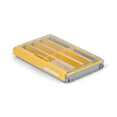 Plano EDGE Flex 3600 Tackle Storage Includes 38 Flex Dividers Gray and Yellow Customizable Waterproof Tackle Box Organization Rustrictor RustResistant Technology