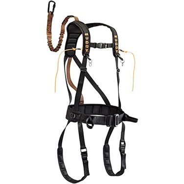 Muddy Hunting Tree Stand Safety Systems Lightweight Padded Nylon QuickRelease Safeguard Harness Large