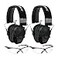 Walker's Walkers Razor Patriot Series HiGain Omnidirectional Microphone Adjustable Range Shooting Hunting Hearing Protection Electronic Earmuffs Camo Bundle with Protective Glasses 2Pack
