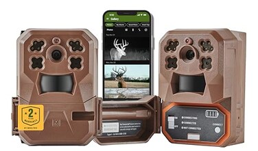 Moultrie Edge Cellular Trail Camera Nationwide 4G LTE HD VideoAudio Built in Memory Cloud Storage