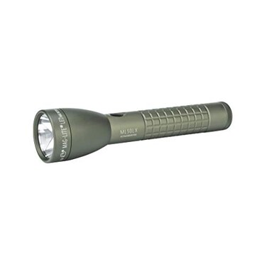 MagLite ML50LX 2Cell C LED Flashlight Adjustable Beam WaterResistant Multiple Light Modes Long Runtime TacticalStyle Grip Foliage Green