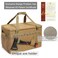 Lemubeane Tactical Camping Storage Bag Utility Tote Bag Camping Kitchen Organizer with Axe Holder Shoulder Strap Coyote Brown Medium 38L