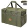 Lemubeane Tactical Camping Storage Bag Utility Tote Bag Camping Kitchen Organizer with Axe Holder Shoulder Strap OD Green Medium 38L