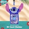 Disney Stitch Plush Lanyard ID Card and Badge Holder Blue