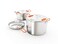 GSI Outdoors Glacier Stainless Steel Base Camper Large 3 Pieces Cookset Compact Durable Pot Pan for Camping