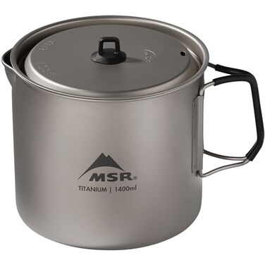 MSR Titan Titanium Camping Kettle 1400 mL