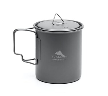 TOAKS LIGHT Titanium 450ml Cup with Lid ultralight version