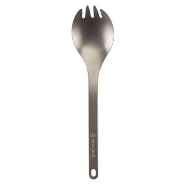 Snow Peak Titanium Spork Durable Utensil Compact Lightweight Camping Hiking Backpacking 1 Pack