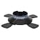 Stansport Propane Cylinder Base Replacement for Camping and Backpacking Black