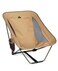iClimb Low Ultralight Compact Camping Folding Chair with Side Pocket and Carry Bag Khaki