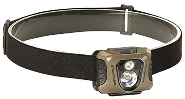 Streamlight 61425 Enduro Pro 200Lumen LED Headlamp with Elastic Head Strap Clear Retail Packaging Coyote